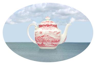 Porcelaine Landscape - Sea House Teapot - Limited Edition 3 of 7 thumb
