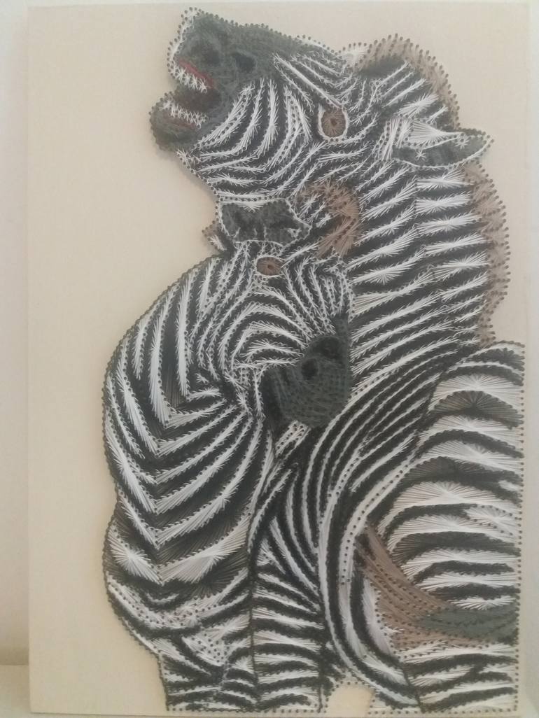 Original Expressionism Animal Painting by Philippus Naude