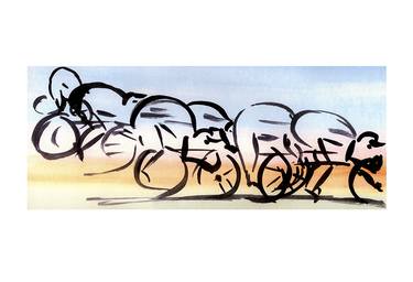 Original Bicycle Printmaking by Daniel Ginsberg