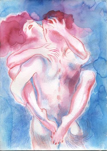 Print of Figurative Erotic Drawings by Cristina Cerminara