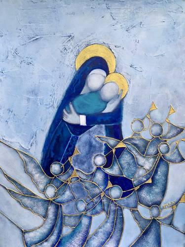 Original Fine Art Religion Paintings by Thea Matins