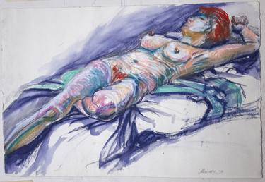 Original Nude Painting by Christine Robertson