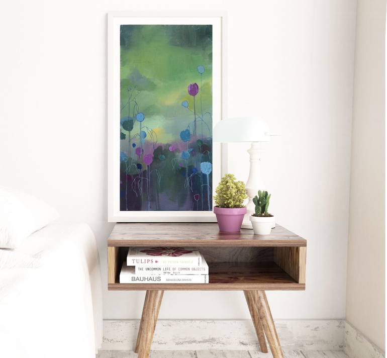 Original Abstract Floral Painting by Mitisha Vakil