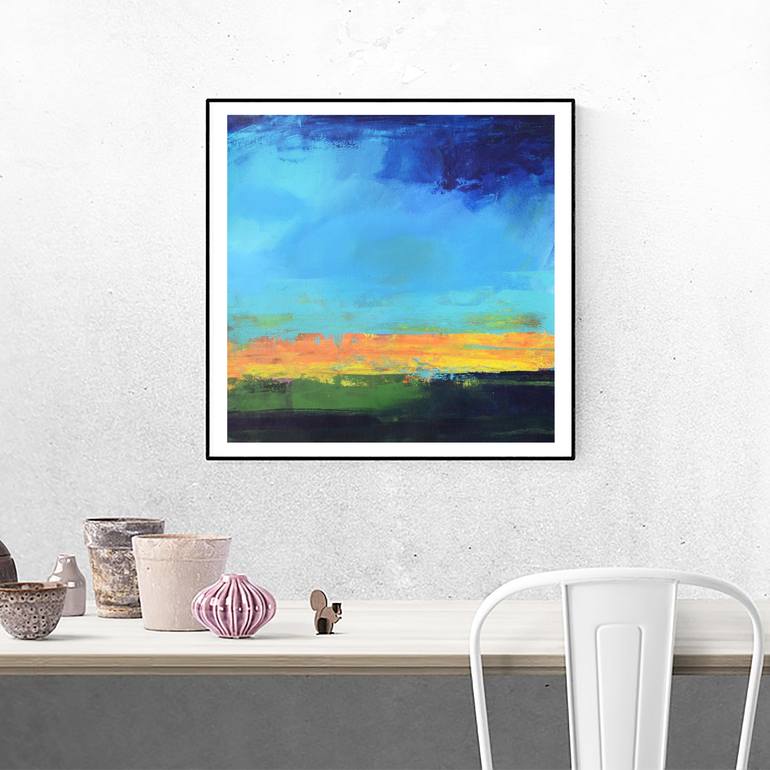 Original Abstract Landscape Painting by Mitisha Vakil