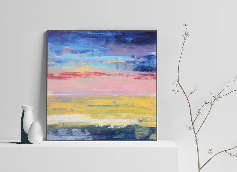 Original Minimalism Abstract Painting by Mitisha Vakil