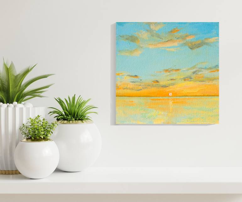 Original Abstract Landscape Painting by Mitisha Vakil