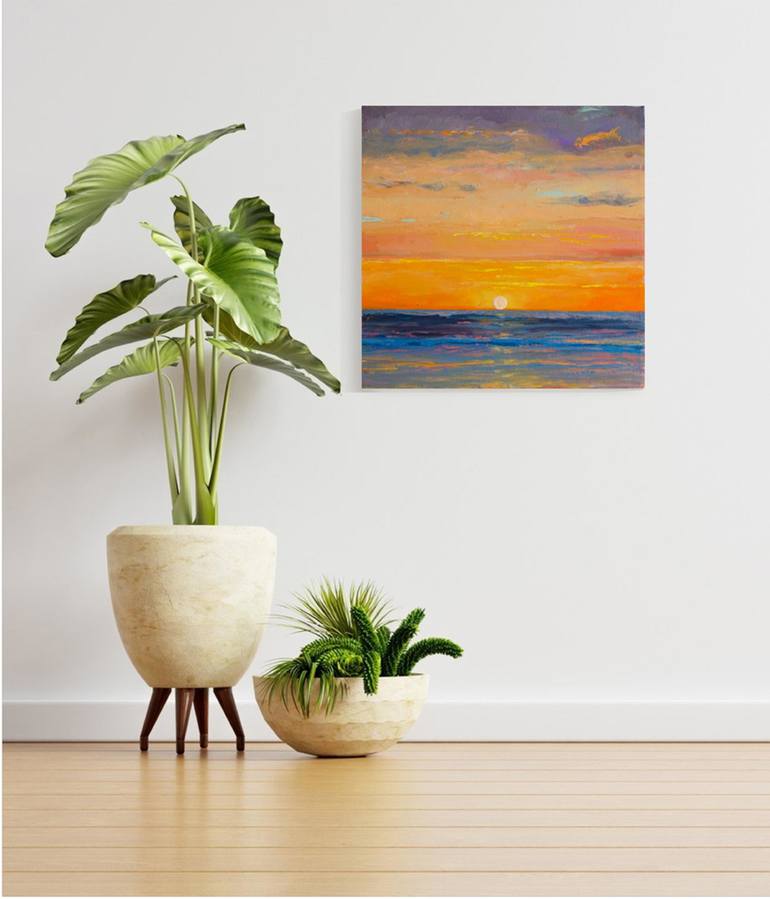 Original Abstract Seascape Painting by Mitisha Vakil