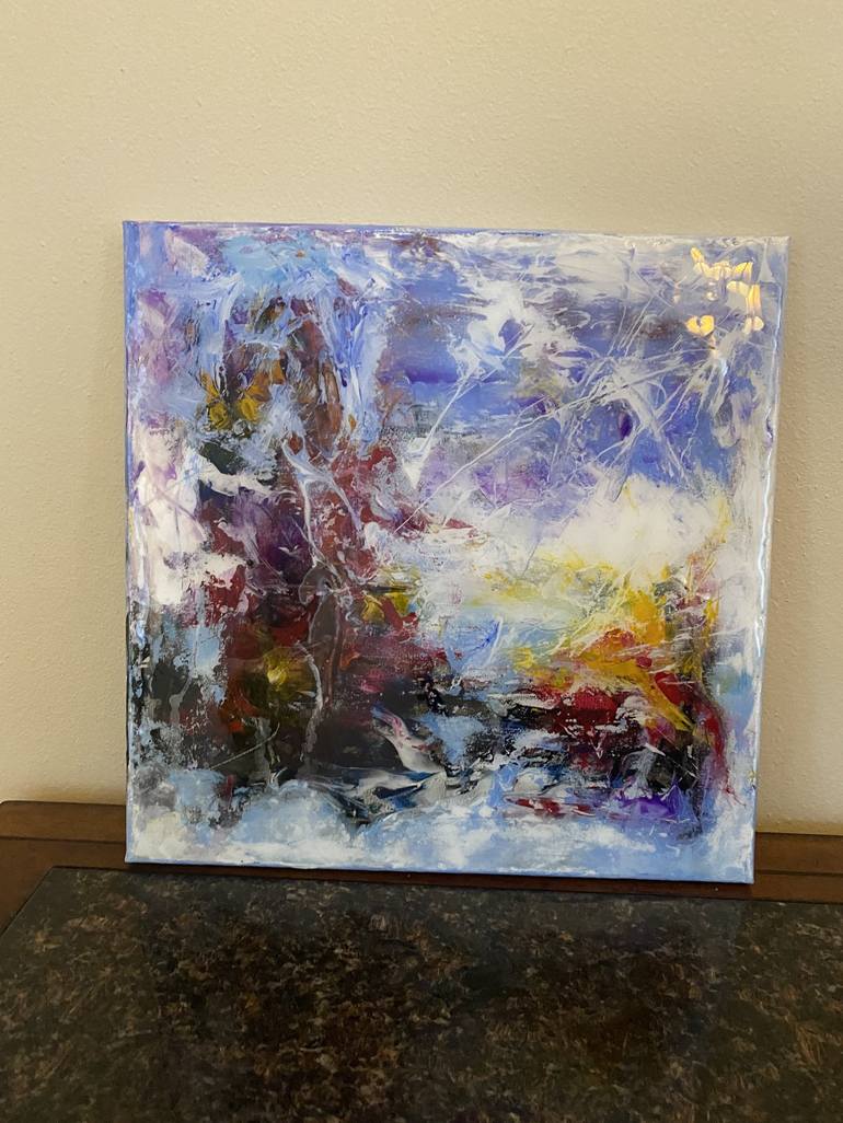 Original Abstract Expressionism Abstract Painting by Mila Solo