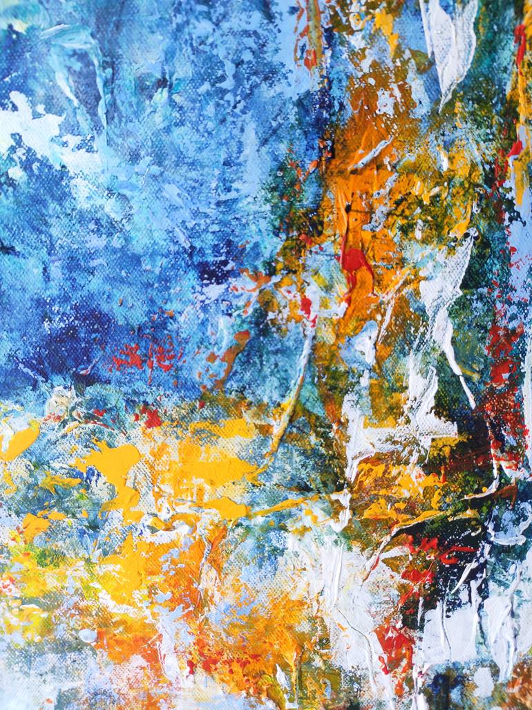 Original Abstract Expressionism Abstract Painting by Mila Solo