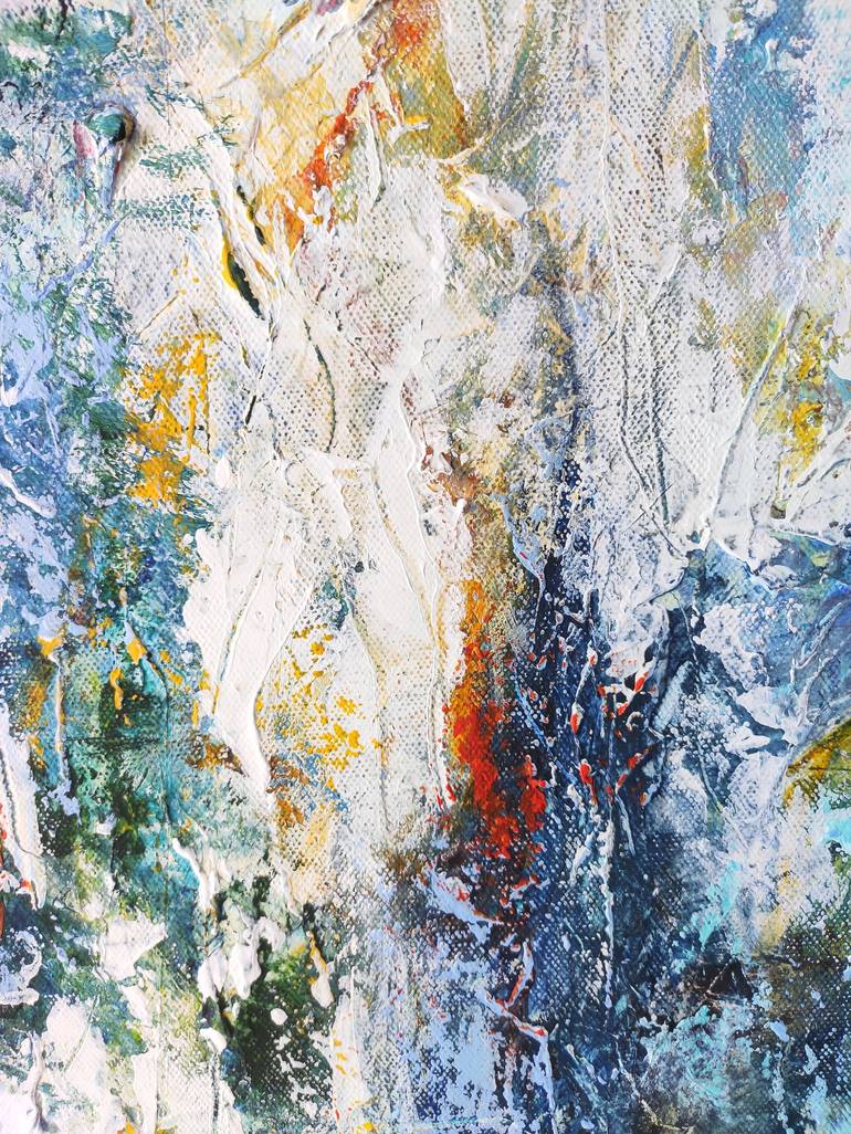 Original Abstract Expressionism Abstract Painting by Mila Solo