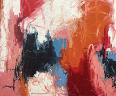 Original Abstract Expressionism Abstract Paintings by Melanie Crawford