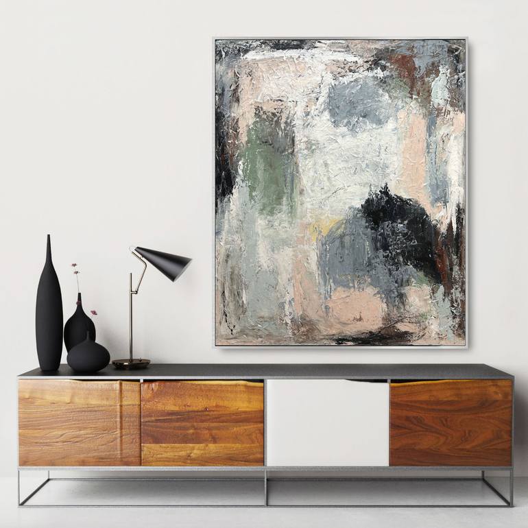 Original Abstract Expressionism Abstract Painting by Melanie Crawford