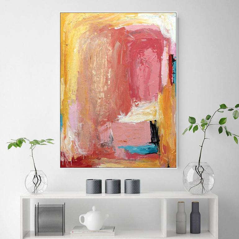 Original Abstract Expressionism Abstract Painting by Melanie Crawford