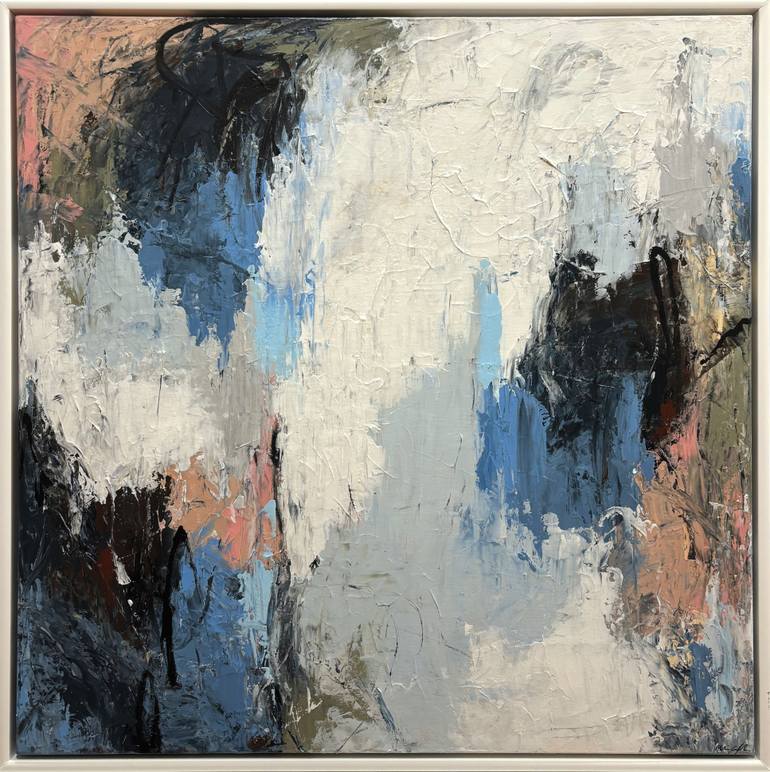 Original Abstract Expressionism Abstract Painting by Melanie Crawford
