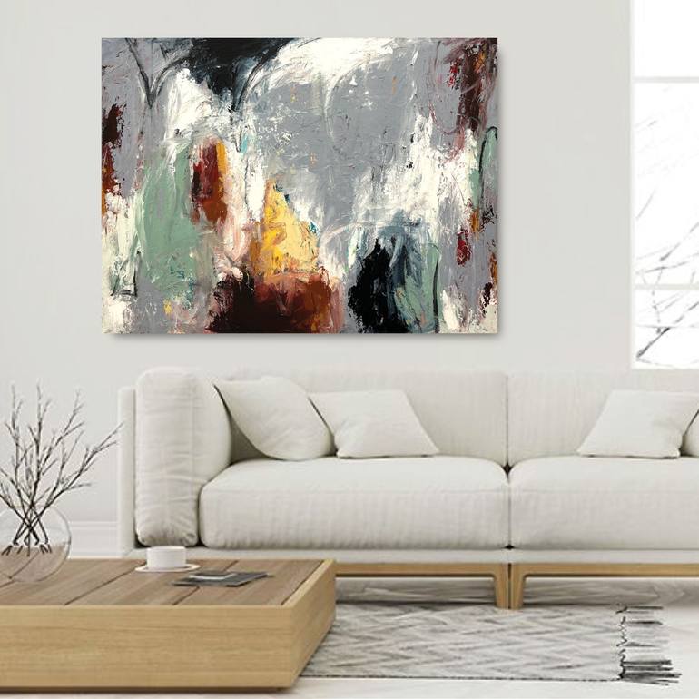 Original Abstract Expressionism Abstract Painting by Melanie Crawford