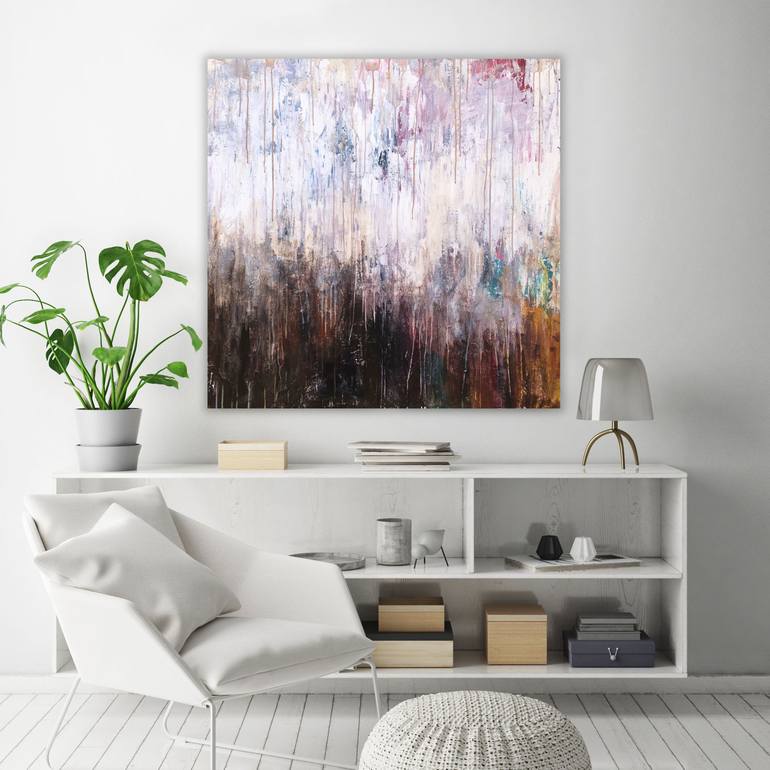 Original Abstract Expressionism Abstract Painting by Melanie Crawford