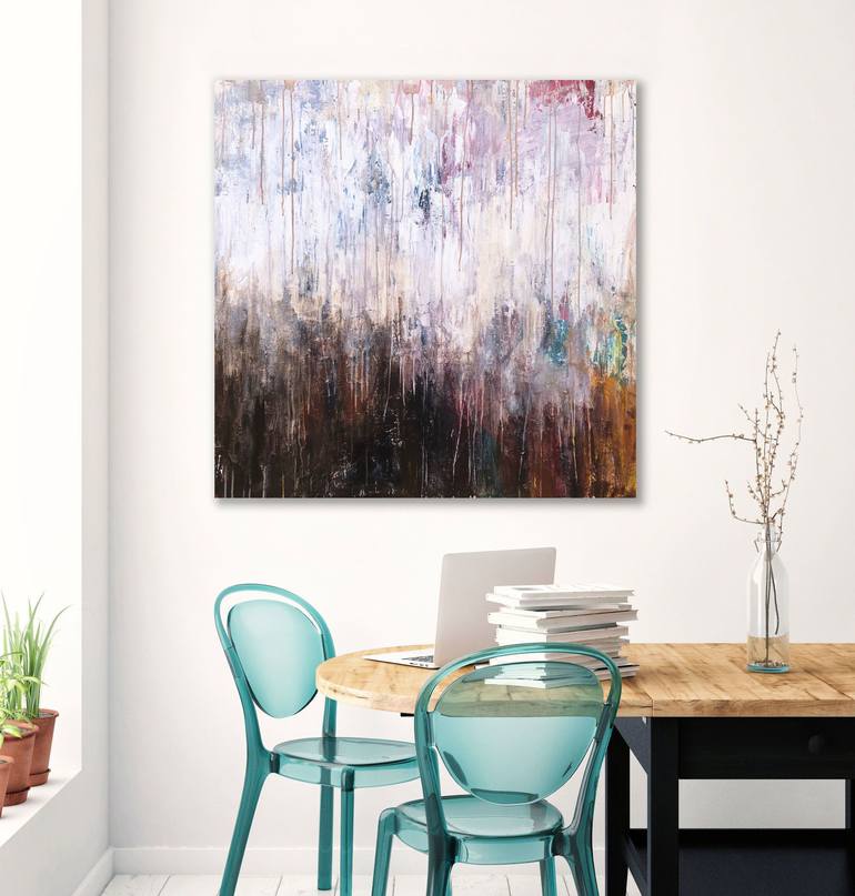 Original Abstract Expressionism Abstract Painting by Melanie Crawford