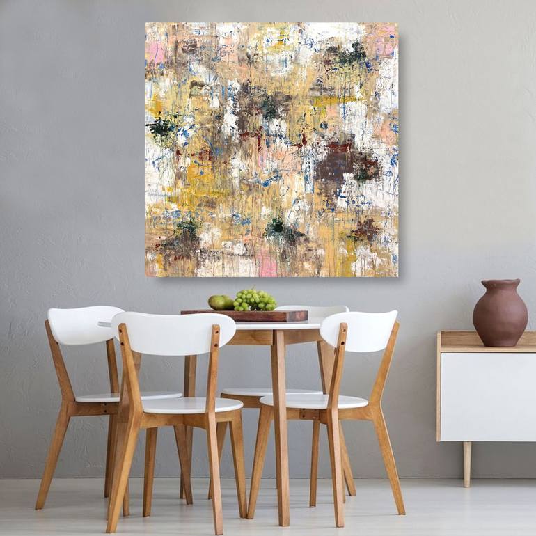 Original Abstract Expressionism Abstract Painting by Melanie Crawford