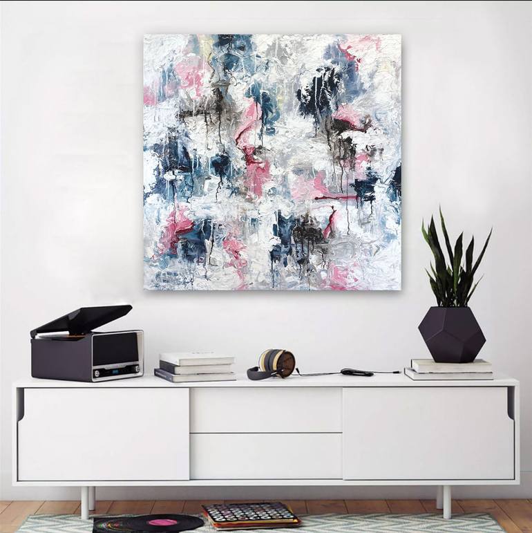 Original Abstract Expressionism Abstract Painting by Melanie Crawford