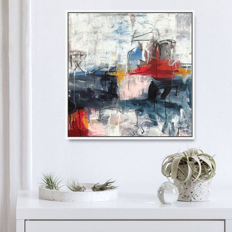 Original Abstract Expressionism Abstract Painting by Melanie Crawford