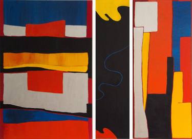 Original Abstract Paintings by Gerard Rouwen