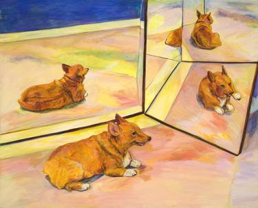 Print of Dogs Paintings by Diana Kurz