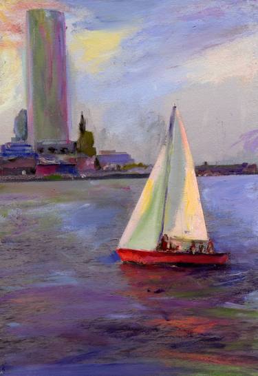 Print of Expressionism Boat Paintings by Diana Kurz