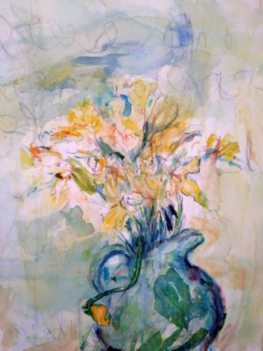 Original Abstract Still Life Paintings by Cindy Franz