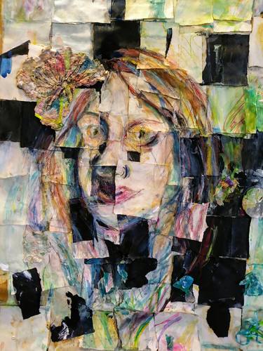 Print of Abstract Portrait Paintings by Cindy Franz