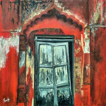 Original Abstract Architecture Paintings by Pranita Avhale