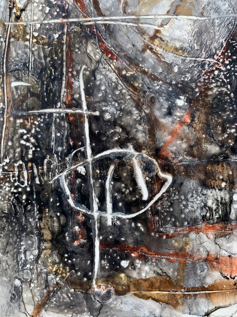 Original Abstract Painting by Varouján Hovakimyan