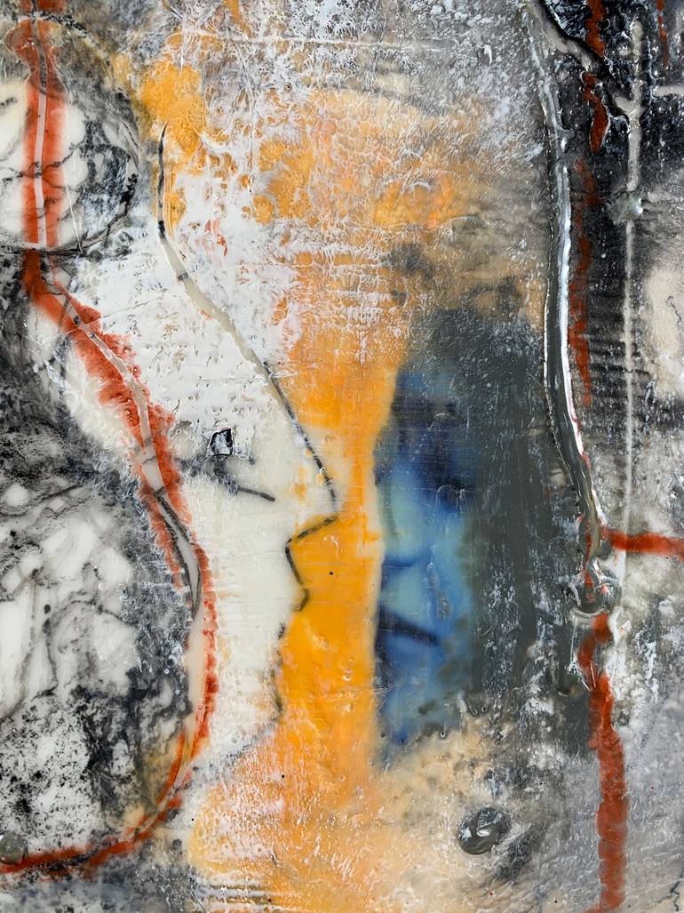 Original Abstract Expressionism Abstract Painting by Varouján Hovakimyan