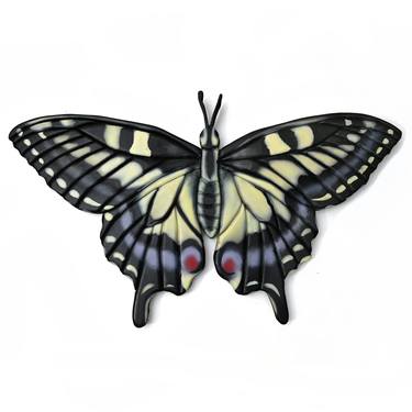 Saatchi Art Artist Elizabeth Karlson; Mixed Media, “Swallowtail Butterfly: Wood Work” #art