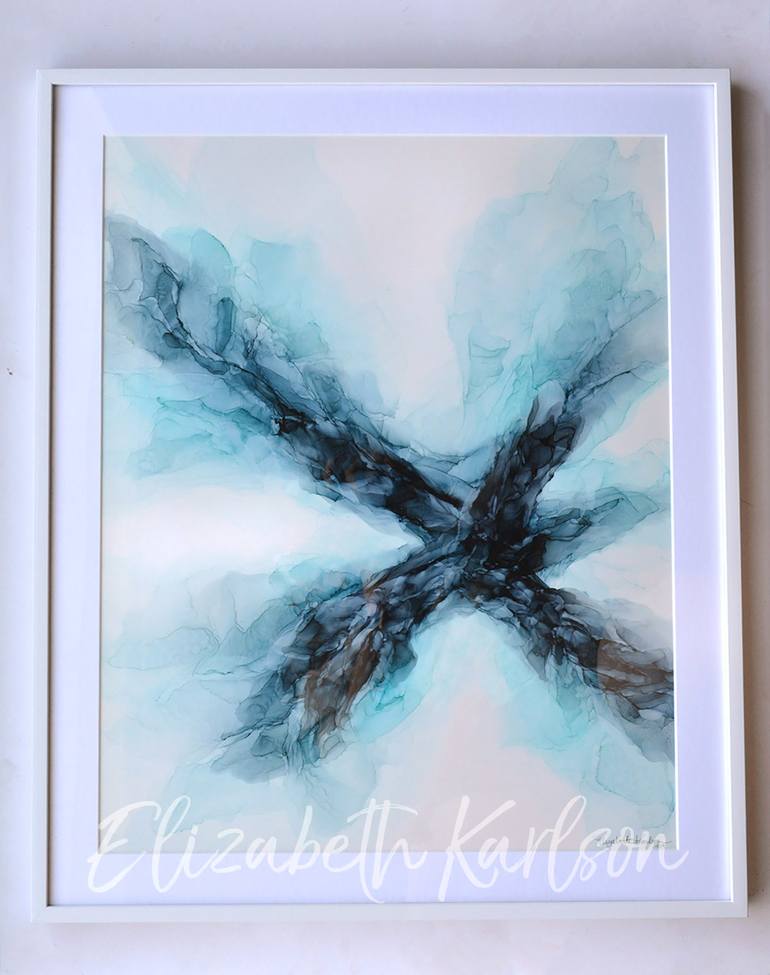 Original Modern Abstract Painting by Elizabeth Karlson