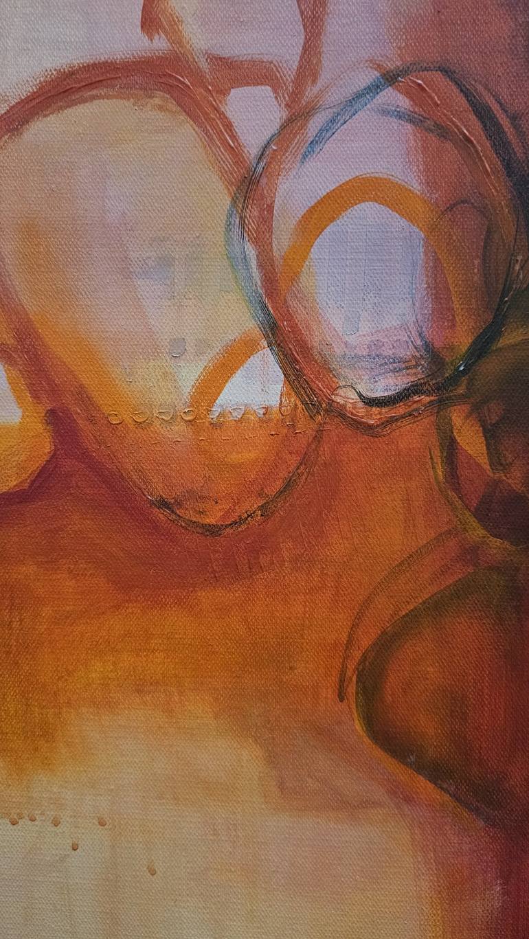 Original Abstract Painting by Lubna Al-Lahham