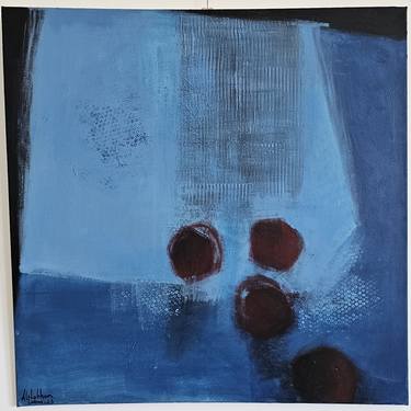 Original Fine Art Abstract Paintings by Lubna Al-Lahham