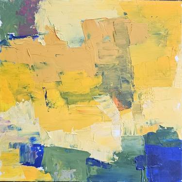 Original Modern Abstract Paintings by Lubna Al-Lahham