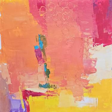 Original Abstract Expressionism Abstract Paintings by Lubna Al-Lahham