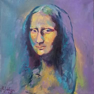 Original Portrait Paintings by Lubna Al-Lahham