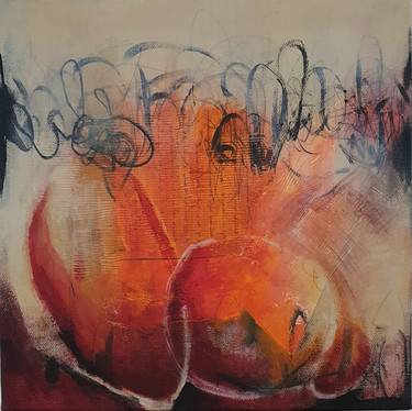 Original Abstract Expressionism Abstract Paintings by Lubna Al-Lahham