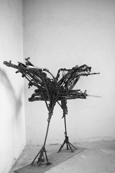 Original Abstract Expressionism Technology Sculpture by Ismet Jonuzi