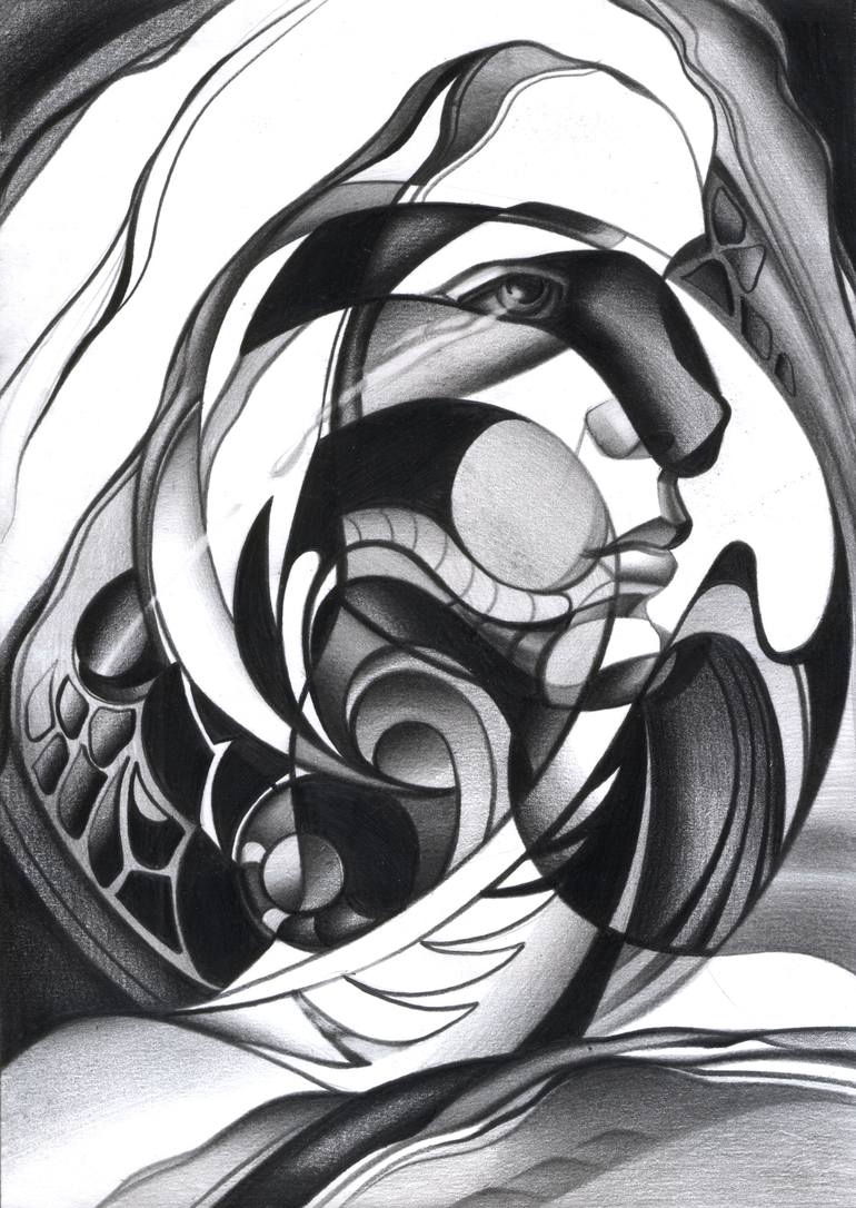 amazing abstract pencil drawings