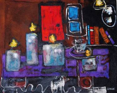 Original Abstract Still Life Paintings by Tim Green
