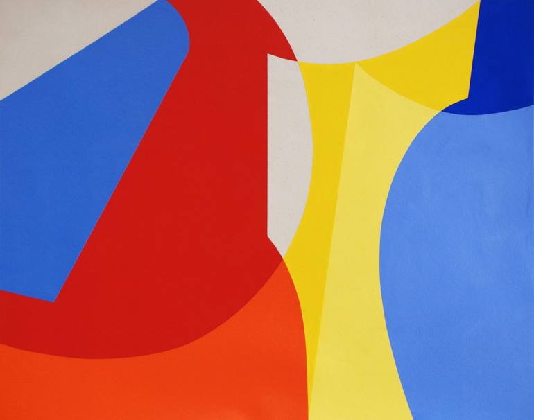 Original Abstract Geometric Paintings by Todd Schulz