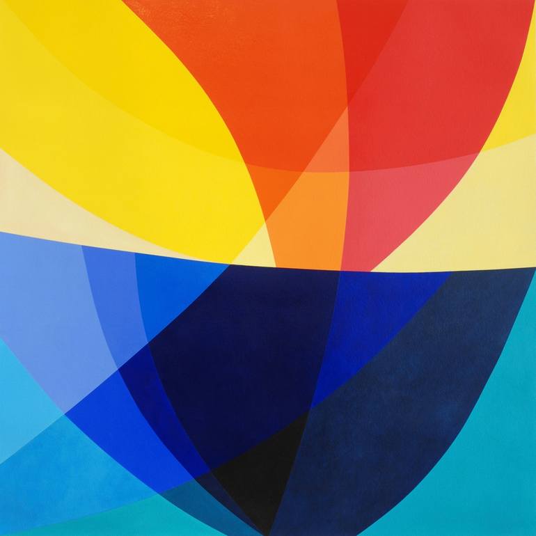 Original Abstract Geometric Paintings by Todd Schulz