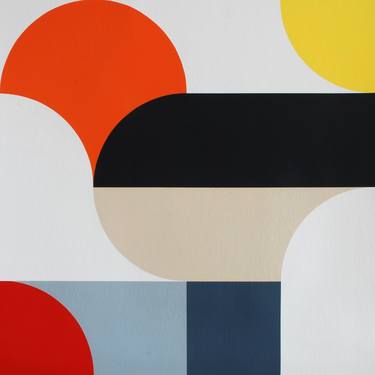 Original Abstract Geometric Paintings by Todd Schulz