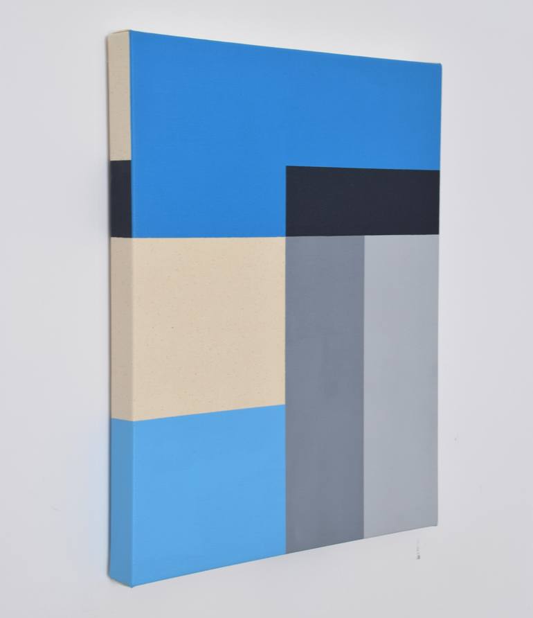 Original Abstract Geometric Painting by Todd Schulz