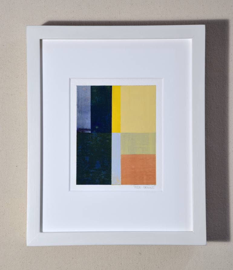 Original Abstract Geometric Painting by Todd Schulz