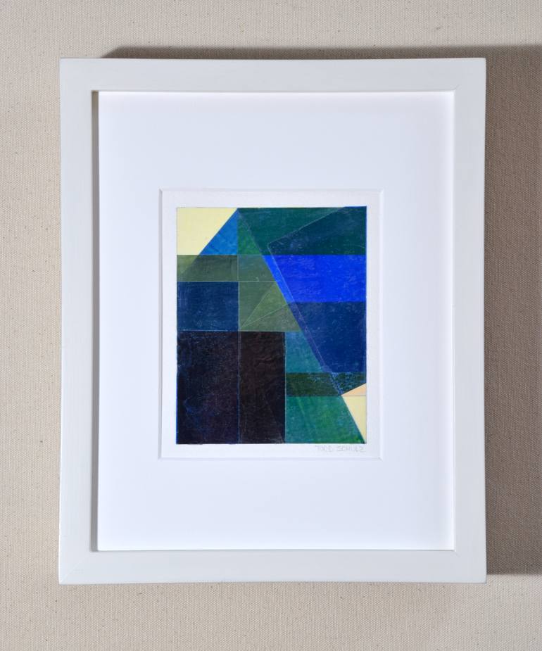 Original Abstract Geometric Painting by Todd Schulz