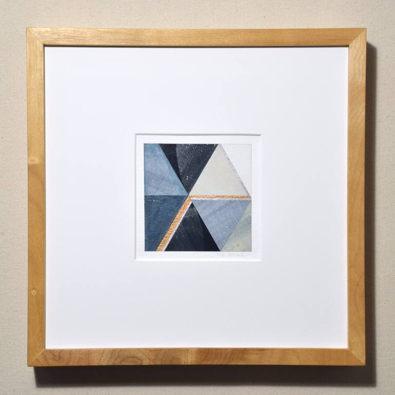 Original Abstract Geometric Painting by Todd Schulz